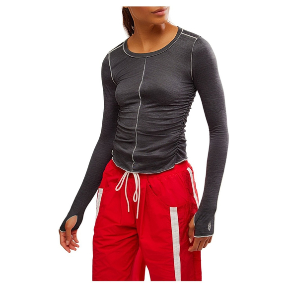 FP Movement by Free People Tops - Free People Movement Right on the Run Long Sleeve Layer